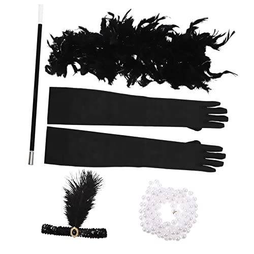 BESPORTBLE 1Satz Teiliges Jahre Flapper Kostüm Für Frauen Glitzerndes Stirnband Halskette Schal Mit Pailletten Ausgefallene BESPORTBLE 1Satz Teiliges Jahre Flapper Kostüm Für Frauen Glitzerndes Stirnband Halskette Schal Mit Pailletten Ausgefallene von BESPORTBLE
