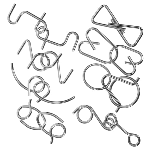 BESPORTBLE 1Satz Teiliges Metallrätsel Intelligentes Gehirnspielzeug Kognitiven Fähigkeiten Knobelspiel Für Erwachsene Für Denkspiele Und Logische von BESPORTBLE
