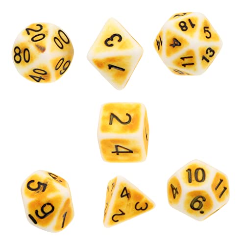 BESPORTBLE 1Satz Teiliges Polyederwürfel Für Brettspiele Exquisite Langlebiges Acrylmaterial Für RPG Und Tischspiele Kreative Spielrequisiten Für Partys von BESPORTBLE