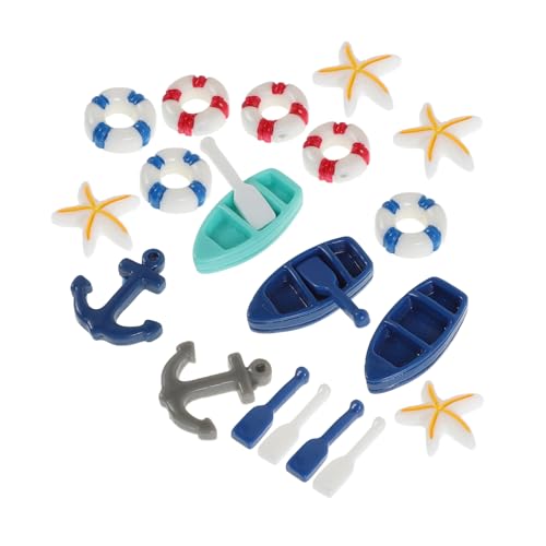 BESPORTBLE Boot Miniatur Ornament Harz Puppe Strand Figuren Für Puppenhaus von BESPORTBLE