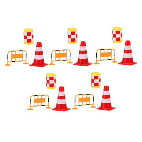 BESPORTBLE 1Satz Teiliges Verkehrszeichen Spielzeugset Für Straßenblockspielzeug Mit Roten Kegeln Orangefarbenen Barrieren Und Gelben Schutzfässern Fördert Verkehrswissen BESPORTBLE 1Satz Teiliges Verkehrszeichen Spielzeugset Für Straßenblockspielzeug Mit Roten Kegeln Orangefarbenen Barrieren Und Gelben Schutzfässern Fördert Verkehrswissen von BESPORTBLE