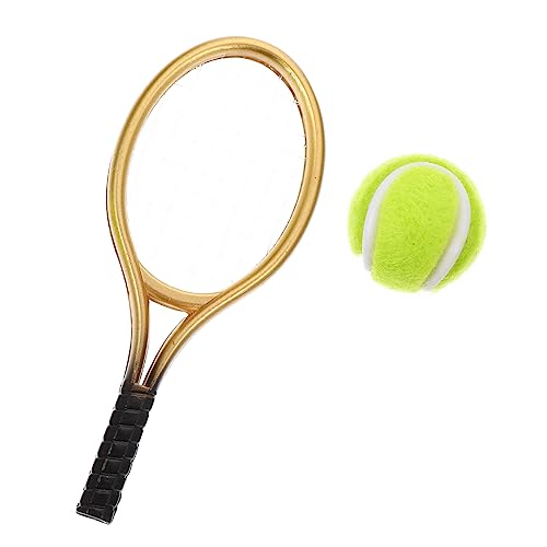 BESPORTBLE 1Satz Tennis Ball Mini Dekoration Für Puppenhaus Kinderspielzeug Für Mini Szenen Goldfarbenes Tennis Deko Accessoire BESPORTBLE 1Satz Tennis Ball Mini Dekoration Für Puppenhaus Kinderspielzeug Für Mini Szenen Goldfarbenes Tennis Deko Accessoire von BESPORTBLE