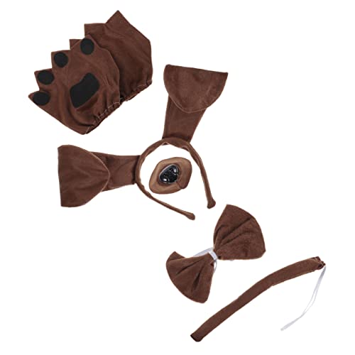 BESPORTBLE 1Satz Tierkostüm für Teiliges Wursthund Kostüm mit Stirnband Handschuhen für Halloween Karneval Cosplay für Partys Rollenspiele BESPORTBLE 1Satz Tierkostüm für Teiliges Wursthund Kostüm mit Stirnband Handschuhen für Halloween Karneval Cosplay für Partys Rollenspiele von BESPORTBLE