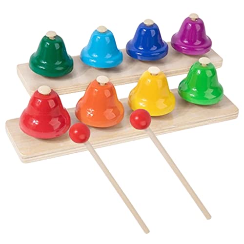 BESPORTBLE 1Satz Töne Handglocken Schreibtischglocken Percussion Instrument Für Musikalisches Lernspielzeug Für Frühkindliche Entwicklung Für Klassenzimmer Und Zuhause von BESPORTBLE