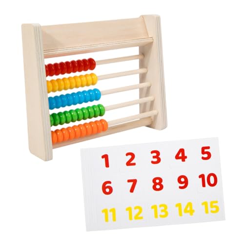 BESPORTBLE 1Satz Tragbarer Holz für Mathe Lernspielzeug mit Rechenperlen und Karten Vorschule Montessori Feinmotorik und Eltern Junge Mädchen Interaktion BESPORTBLE 1Satz Tragbarer Holz für Mathe Lernspielzeug mit Rechenperlen und Karten Vorschule Montessori Feinmotorik und Eltern Junge Mädchen Interaktion von BESPORTBLE