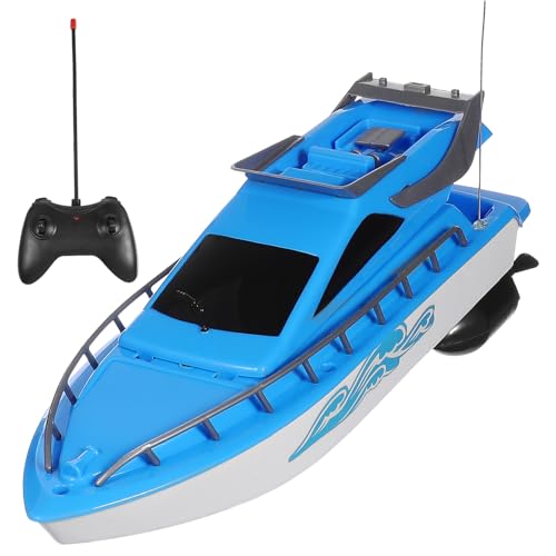 BESPORTBLE 1Satz Tragbares Boot für Wasserdichtes Speedboot für Pool und Strand Langlebiges Kinderspielzeug für Jungen Batterie von BESPORTBLE