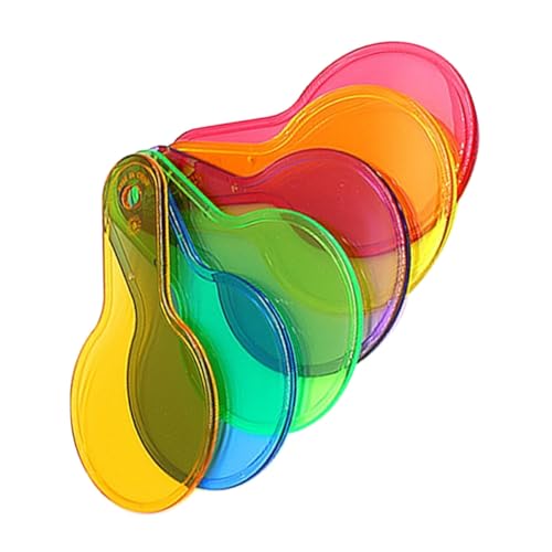BESPORTBLE 1Satz Transparente Farbfilterplatte Teiliges Für Frühe Physik Experimente Optische Bildungsspielzeuge Für Sicher Für Kreatives Lernen von BESPORTBLE