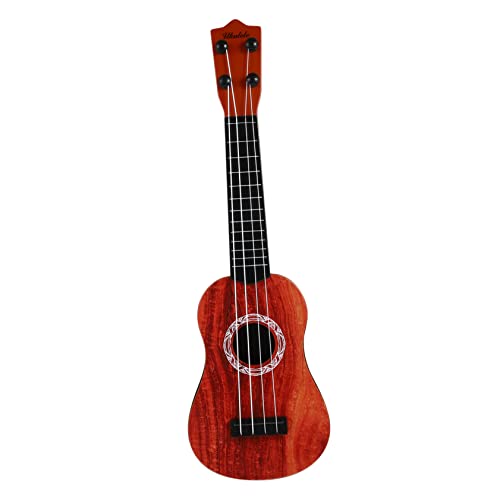 BESPORTBLE 1Satz Ukulele Holzspielzeug Musikinstrument Für Anfänger Mit Ersatzsaiten Einfacher Anleitung Und Plektrum Kindermusikinstrument Für Kleine von BESPORTBLE