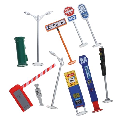 BESPORTBLE Verkehrszeichen-Set Für Jungen Und Mädchen 1 Satz Verkehrszeichen-spielset Ampelspielzeug Für Fantasievolles Spielen von BESPORTBLE