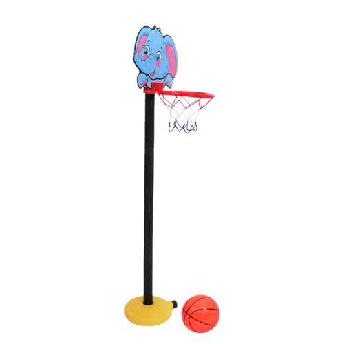 BESPORTBLE 1Satz Verstellbarer Basketballkorb Für Cartoon Elefant Indoor Und Outdoor Tragbarer Basketballständer Für Junge Mädchen Und Kleinkinder Fördert Motorik Und Koordination von BESPORTBLE