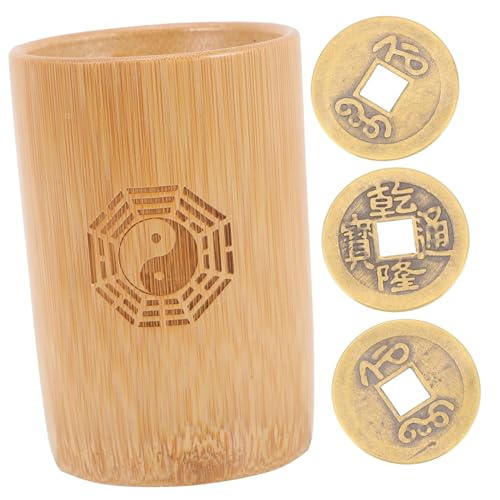BESPORTBLE 1Satz Wahrsage Eimer mit Kupfermünzen Chinesisches Wahrsagungs Tool für Spirituelle Spiele und Dekoration Kompakt und Vintage Design für Zuhause BESPORTBLE 1Satz Wahrsage Eimer mit Kupfermünzen Chinesisches Wahrsagungs Tool für Spirituelle Spiele und Dekoration Kompakt und Vintage Design für Zuhause von BESPORTBLE