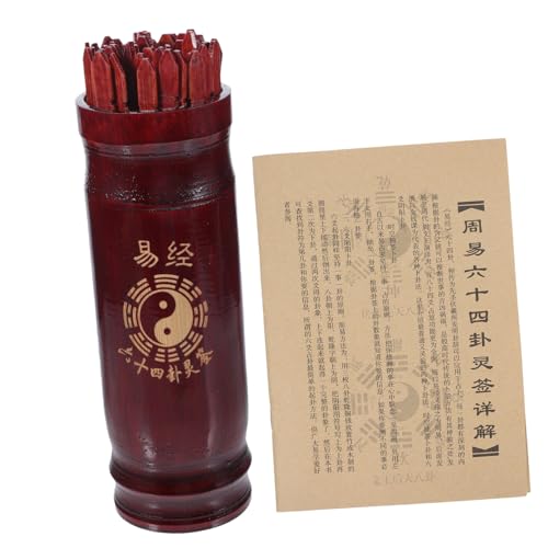 BESPORTBLE 1Satz Wahrsagestäbchen Buch Chinesisches Wahrsagespiel für Freunde Tragbar aus Stabilem für Besondere Anlässe und Interaktive Spiele BESPORTBLE 1Satz Wahrsagestäbchen Buch Chinesisches Wahrsagespiel für Freunde Tragbar aus Stabilem für Besondere Anlässe und Interaktive Spiele von BESPORTBLE