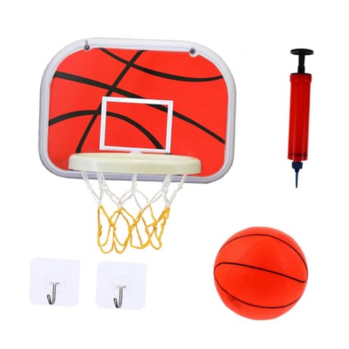 BESPORTBLE 1Satz Wand Basketballspielzeug Set für Wandmontierter Basketballkorb mit Zubehör Basketball Luftpumpe Haken Indoor Sportspielzeug für Kreative Spiele BESPORTBLE 1Satz Wand Basketballspielzeug Set für Wandmontierter Basketballkorb mit Zubehör Basketball Luftpumpe Haken Indoor Sportspielzeug für Kreative Spiele von BESPORTBLE