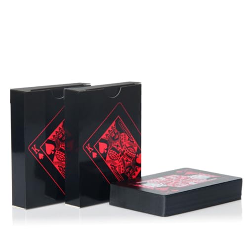 BESPORTBLE 1Satz Wasserdichtes PVC Pokerkarten Set Kreatives Kartenspiel Für Unterhaltung Wiederverwendbar Mit Box Rot Für Familien Und Freundesabende Langlebig BESPORTBLE 1Satz Wasserdichtes PVC Pokerkarten Set Kreatives Kartenspiel Für Unterhaltung Wiederverwendbar Mit Box Rot Für Familien Und Freundesabende Langlebig von BESPORTBLE