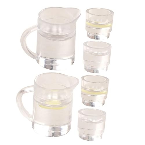 BESPORTBLE 1Satz Wasserkocher Und Puppenhaus Zubehör Mini Wasserbecher Und Dekoration Für Küchen Szenen DIY Puppenhaus Essen Set von BESPORTBLE