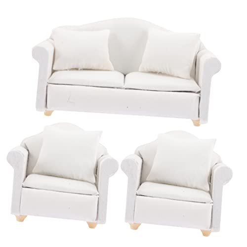 BESPORTBLE 1Satz Weißes Sofa Mit Kissen Für Puppenhaus Dekoration Teiliges Set Für Kreatives Rollenspiel Und Stilvolle Einrichtung BESPORTBLE 1Satz Weißes Sofa Mit Kissen Für Puppenhaus Dekoration Teiliges Set Für Kreatives Rollenspiel Und Stilvolle Einrichtung von BESPORTBLE