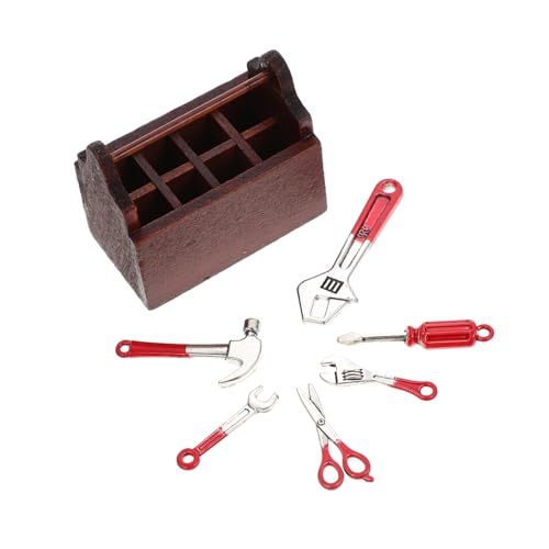 BESPORTBLE 1Satz Werkzeugkasten Für Puppenhaus Mini Aus Hochwertigem Für DIY Miniaturdesign Und Modellbau Und Langlebig BESPORTBLE 1Satz Werkzeugkasten Für Puppenhaus Mini Aus Hochwertigem Für DIY Miniaturdesign Und Modellbau Und Langlebig von BESPORTBLE