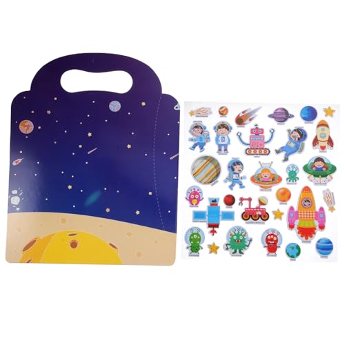 BESPORTBLE 1Satz Wiederverwendbares Aufkleberbuch für Pädagogisches DIY für Kleinkinder Kreatives Stickerbuch für Jungen für Zuhause und Kindergarten BESPORTBLE 1Satz Wiederverwendbares Aufkleberbuch für Pädagogisches DIY für Kleinkinder Kreatives Stickerbuch für Jungen für Zuhause und Kindergarten von BESPORTBLE