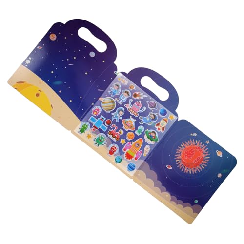 BESPORTBLE 1Satz Wiederverwendbares Aufkleberbuch für Tragbares Stickerbuch mit Aufklebern Fördert Kreativität und Hand Augen Koordination für Dekoration für Jungen BESPORTBLE 1Satz Wiederverwendbares Aufkleberbuch für Tragbares Stickerbuch mit Aufklebern Fördert Kreativität und Hand Augen Koordination für Dekoration für Jungen von BESPORTBLE
