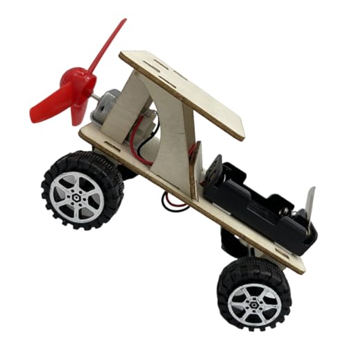 BESPORTBLE 1Satz Windkraft Auto Modell Zum Zusammenbauen DIY Für Lehrmittel Für Experimente Für Junge Wissenschaftler Kreatives Basteln Mit Windkraft von BESPORTBLE