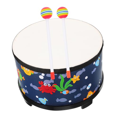 BESPORTBLE 1Satz Wooden Snare Drum Toy Educational Percussion Instrument for Develops Musical Skills Coordination for Ages von BESPORTBLE