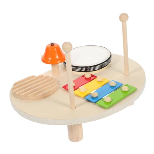BESPORTBLE 1Satz Xylophon Schlagzeugset Für Holzspielzeug Mit Einfachem Design Fördert Kreativität Und Hand Auge Koordination Für Kleinkinder Und Vorschulkinder von BESPORTBLE