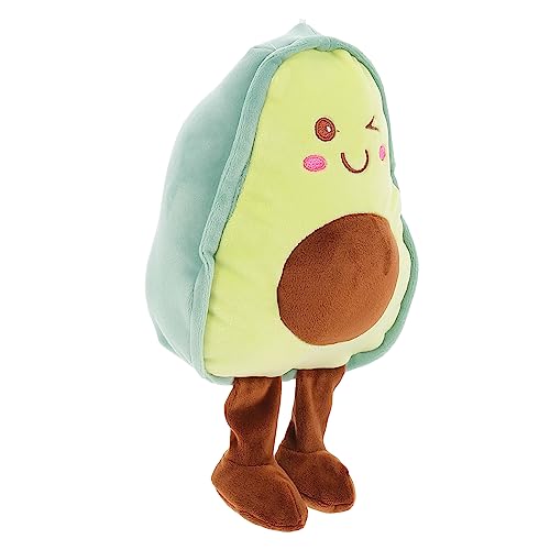 BESPORTBLE 1Stück Avocado Plüschkissen Kuscheliges Avocado Stofftier Für Erwachsene Dekokissen Für Wohnzimmer Und Schlafzimmer Weicher Plüsch Und Freundliches Design von BESPORTBLE