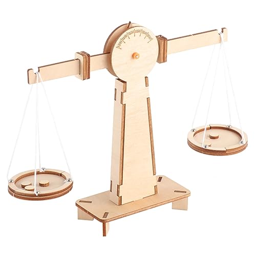 BESPORTBLE 1Stück DIY Balkenwaage Aus Holz Lernspielzeug Zur Gewichtsmessung Für Pädagogisches Für Kreative Experimente Und Motorische Fähigkeiten Für Jungen Und Jahren von BESPORTBLE