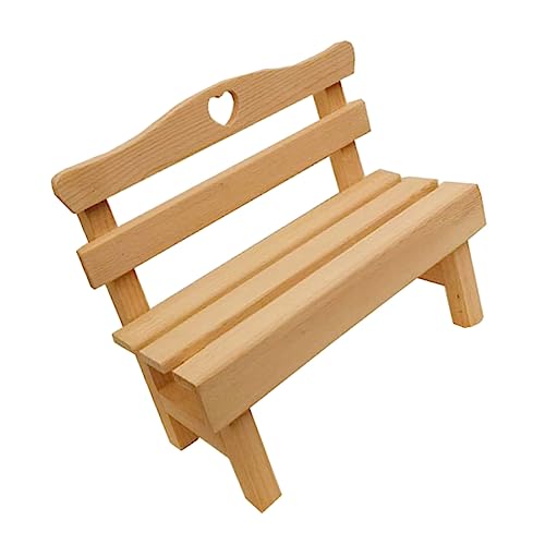 BESPORTBLE 1Stück Dekorative Mini Holzbank Hölzernes Handwerk Für Landschaften Entzückende Bankfigur Als Kreative Deko Für Zuhause BESPORTBLE 1Stück Dekorative Mini Holzbank Hölzernes Handwerk Für Landschaften Entzückende Bankfigur Als Kreative Deko Für Zuhause von BESPORTBLE