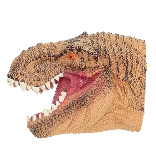 BESPORTBLE 1Stück Dinosaurier Handpuppe Aus Weichem Waschbarem Material Für Hand Und Fingerspielzeug Vielseitig Einsetzbar Für Rollenspiele Und Puppentheater Design von BESPORTBLE