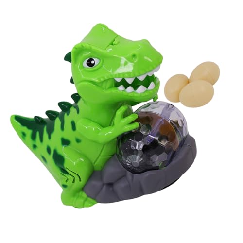 BESPORTBLE 1Stück Elektrischer Dinosaurier Mit Musik Und Licht Interaktives Mit Eiern Für Leuchtendes Dinosauriermodell Zufällige Farbe Ohne Batterie Fördert Kreativität Und Fantasie von BESPORTBLE
