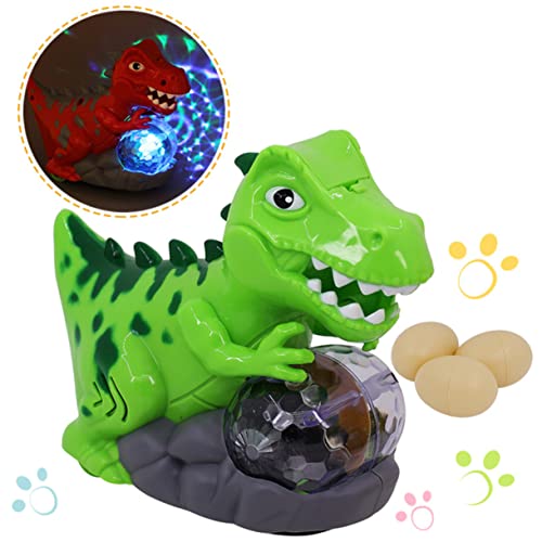 BESPORTBLE 1Stück Elektrisches Dinosaurierspielzeug Für Musik Lichter Und Bewegliche Funktionen Mit Eiern Zufällige Farbe Simulations Dinosauriermodell Für Kreativität Und Spielspaß von BESPORTBLE