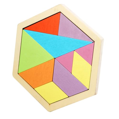 BESPORTBLE 1Stück Geometrisches Holzpuzzle für Kreativität und Feinmotorik Leuchtende Farben für Spielerisches Lernen und Farbenkennung BESPORTBLE 1Stück Geometrisches Holzpuzzle für Kreativität und Feinmotorik Leuchtende Farben für Spielerisches Lernen und Farbenkennung von BESPORTBLE