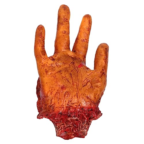 BESPORTBLE 1Stück Halloween Bloody Broken Body Parts Requisiten Beängstigendes PU für Gruselige Dekorationen und Streiche für Partys und Horrorfans Realistische Hand und Körperteil von BESPORTBLE