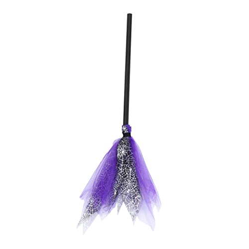 BESPORTBLE 1Stück Halloween Hexenbesen Für Leichtes Kostümzubehör Für Maskerade Und Halloween Dekoration Perfektes Für Jungen von BESPORTBLE