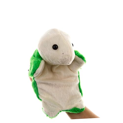 BESPORTBLE 1Stück Handpuppe Meeresschildkröte Für Weiche Interaktive Geschichtenerzähl Grün Eltern Junge Mädchen Und Kreative Aktivitäten von BESPORTBLE