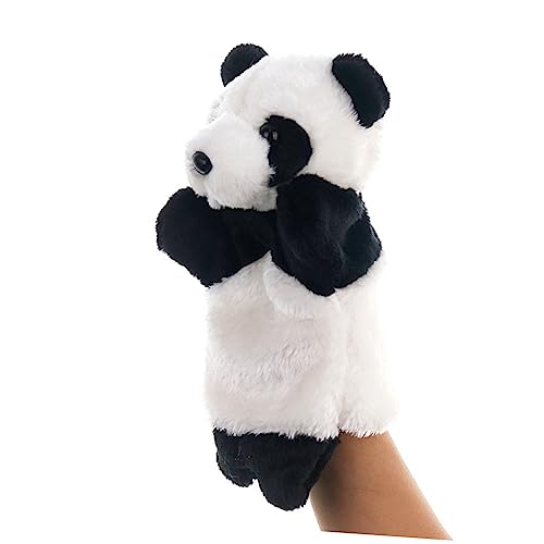 BESPORTBLE 1Stück Handpuppe Panda Plüsch Interaktive Geschichtenerzählung Marionette Für Rollenspiele Eltern Junge Mädchen Niedliches Panda Accessoire Für Kinderpartys von BESPORTBLE