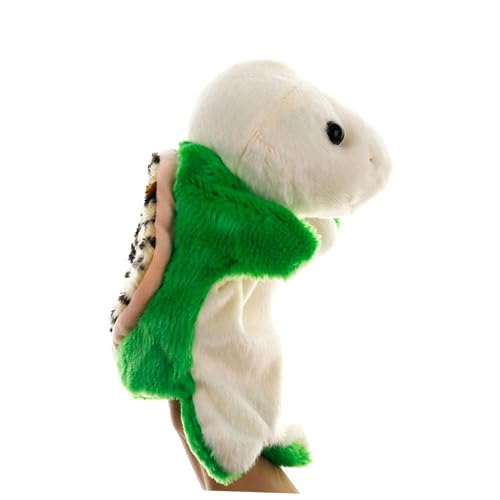 BESPORTBLE 1Stück Handpuppe Tierdesign Aus Plüsch Interaktive Handpuppe Für Spaß Geschichtenerzählen Eltern Junge Mädchen Grün Langlebig Und Sicher Für Fantasievolles von BESPORTBLE