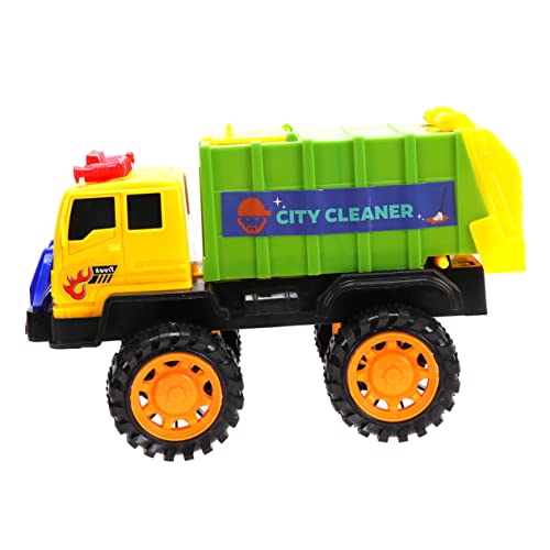 BESPORTBLE 1Stück Hygienespielzeug Müllwagen Friktionsbetrieb Rückzieh Auto Für Kleinkinder Spielzeugfahrzeug Für Jungen Für Vorschulkinder von BESPORTBLE