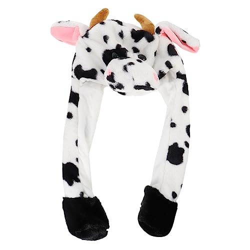 BESPORTBLE 1Stück Kawaii Plüsch Kuh Hut mit Beweglichen Lustige Tiermütze für Erwachsene Partys Karneval und Halloween Warmes Kostümzubehör mit Pom Poms Bequem BESPORTBLE 1Stück Kawaii Plüsch Kuh Hut mit Beweglichen Lustige Tiermütze für Erwachsene Partys Karneval und Halloween Warmes Kostümzubehör mit Pom Poms Bequem von BESPORTBLE