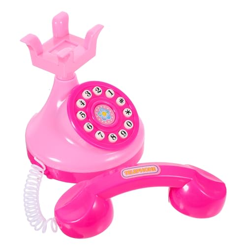 BESPORTBLE 1Stück Kinderspielzeug Telefon Simulationsspielzeug Telefonform Für Rollenspiele Ohne Batterien Haushaltsgerät von BESPORTBLE