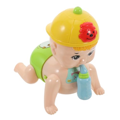 BESPORTBLE 1Stück Krabbelspielzeug mit Musik und Lichtern Kreative Elektrische Puppe für Kleinkinder Batteriefrei Gelb Lernspielzeug für Bauchlage und Motorikentwicklung BESPORTBLE 1Stück Krabbelspielzeug mit Musik und Lichtern Kreative Elektrische Puppe für Kleinkinder Batteriefrei Gelb Lernspielzeug für Bauchlage und Motorikentwicklung von BESPORTBLE