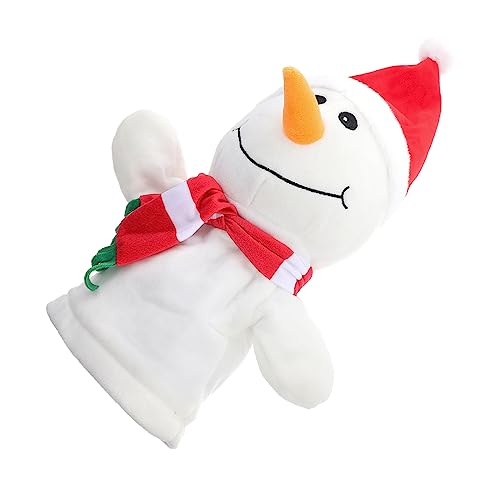 BESPORTBLE 1Stück Kreative Schneemann Fingerpuppe aus Interaktives für Fantasievolle Aktivitäten Fördert Kommunikation und Eltern Beziehungen Sicher und Langlebig von BESPORTBLE
