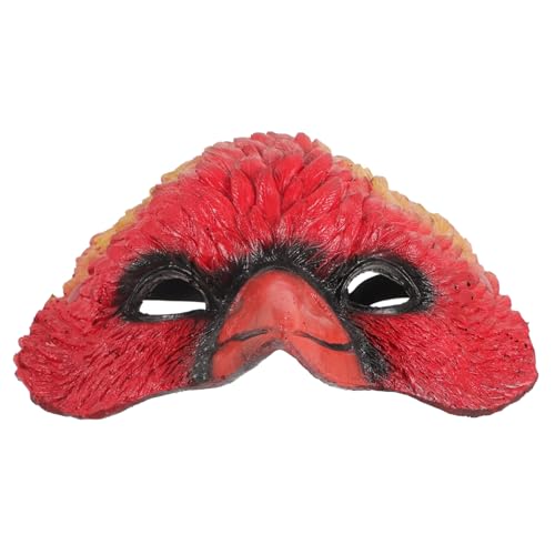 BESPORTBLE 1Stück Kreative Vogelkopfmaske Tiermaske für Partydekoration Leicht und Tragbar für Karneval Halloween und Maskeraden Detailreiche Kükenform Rot BESPORTBLE 1Stück Kreative Vogelkopfmaske Tiermaske für Partydekoration Leicht und Tragbar für Karneval Halloween und Maskeraden Detailreiche Kükenform Rot von BESPORTBLE