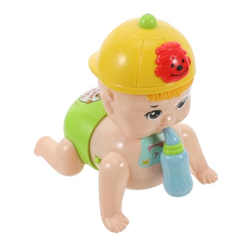 BESPORTBLE 1Stück Kriechende Babypuppe mit Musik und Lichtern Elektrisches für Kleinkinder Fördert die Motorischen Fähigkeiten und Farbenerkennung Batteriefrei für Junge Mädchen Ab Monaten BESPORTBLE 1Stück Kriechende Babypuppe mit Musik und Lichtern Elektrisches für Kleinkinder Fördert die Motorischen Fähigkeiten und Farbenerkennung Batteriefrei für Junge Mädchen Ab Monaten von BESPORTBLE