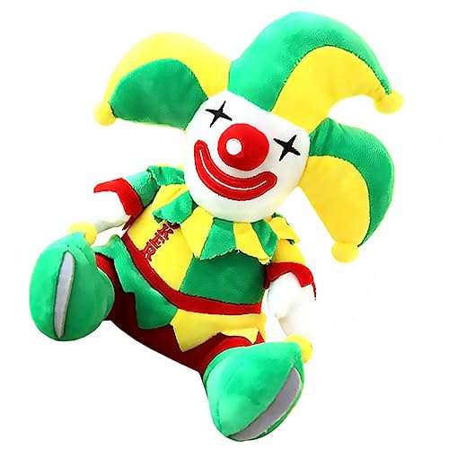 BESPORTBLE 1Stück Kuscheltier Clown Niedliche Halloween Clown Aus Kurzem Plüsch Mit Kreative Dekoration Für Zuhause Perfektes Für Clown von BESPORTBLE