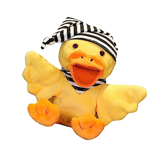 BESPORTBLE 1Stück Lustige Gelbe Ente Handpuppen Stoffpuppe Für Eltern Junge Mädchen Geschichtenzeit Interaktive Puppenspielzeug Für Handspielzeug Für Kreative Spielstunden von BESPORTBLE