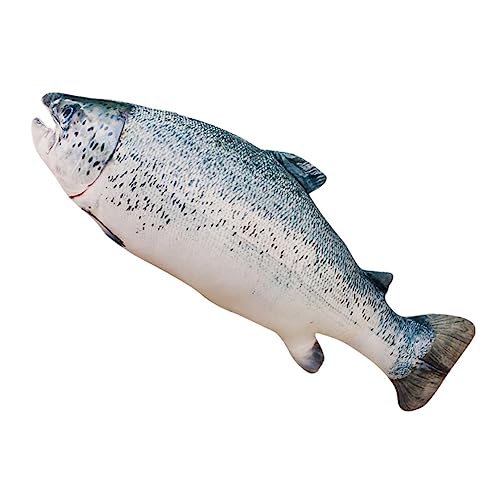 BESPORTBLE 1Stück Lustiges Fischkissen Lebensechte Basspuppe Aus Hochwertigem Plüsch Als Dekoration Oder Bequemes Sofakissen Für Partys von BESPORTBLE