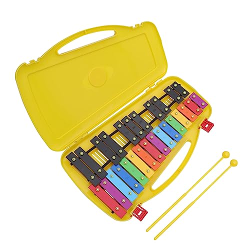 BESPORTBLE 1Stück Metallophon Percussion Instrument mit Aluminiumplatten Musikalisches für Kleinkinder Sicheres und Langlebiges Material Handpercussion für Kreative Spielstunden von BESPORTBLE
