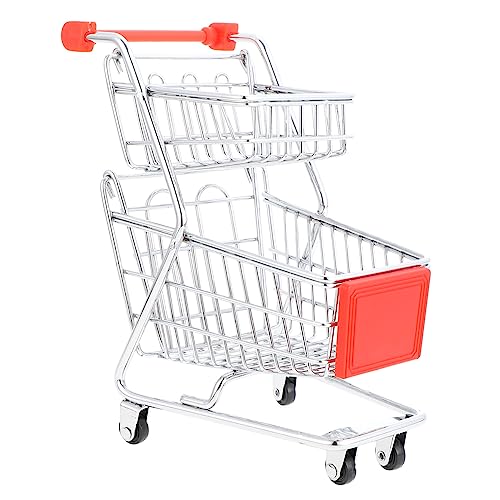 BESPORTBLE 1Stück Mini Doppelschicht Einkaufswagen Aus Rotes Für Lagerbehälter Für Kreative Rollenspiele Perfektes Zubehör Für Kaufladen Und Kinderzimmer BESPORTBLE 1Stück Mini Doppelschicht Einkaufswagen Aus Rotes Für Lagerbehälter Für Kreative Rollenspiele Perfektes Zubehör Für Kaufladen Und Kinderzimmer von BESPORTBLE